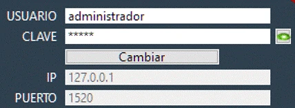 Campos para configurar la conexioón de eclipse con el SCADA